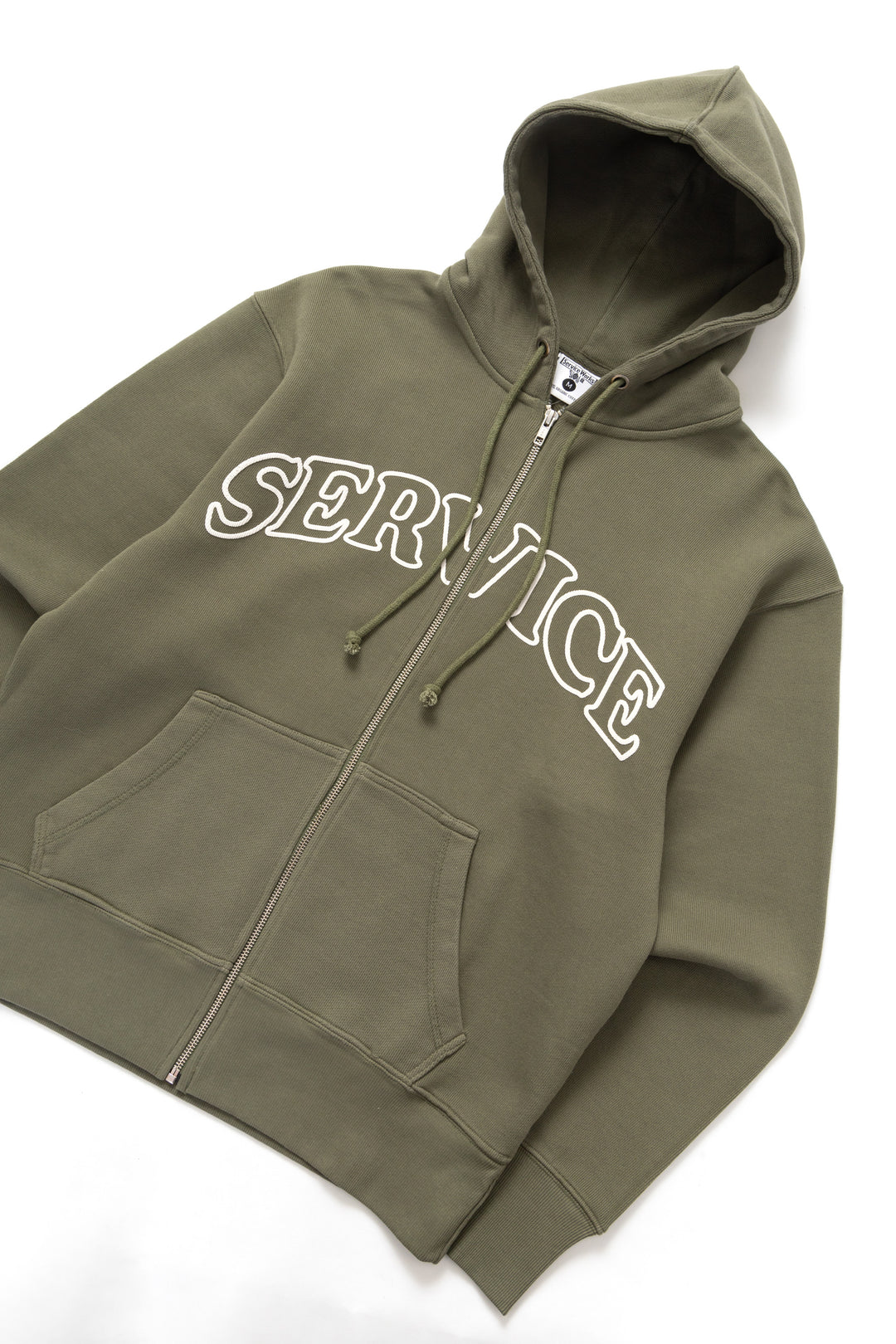 Service Works - Arch Logo Zip Hoodie - Olive