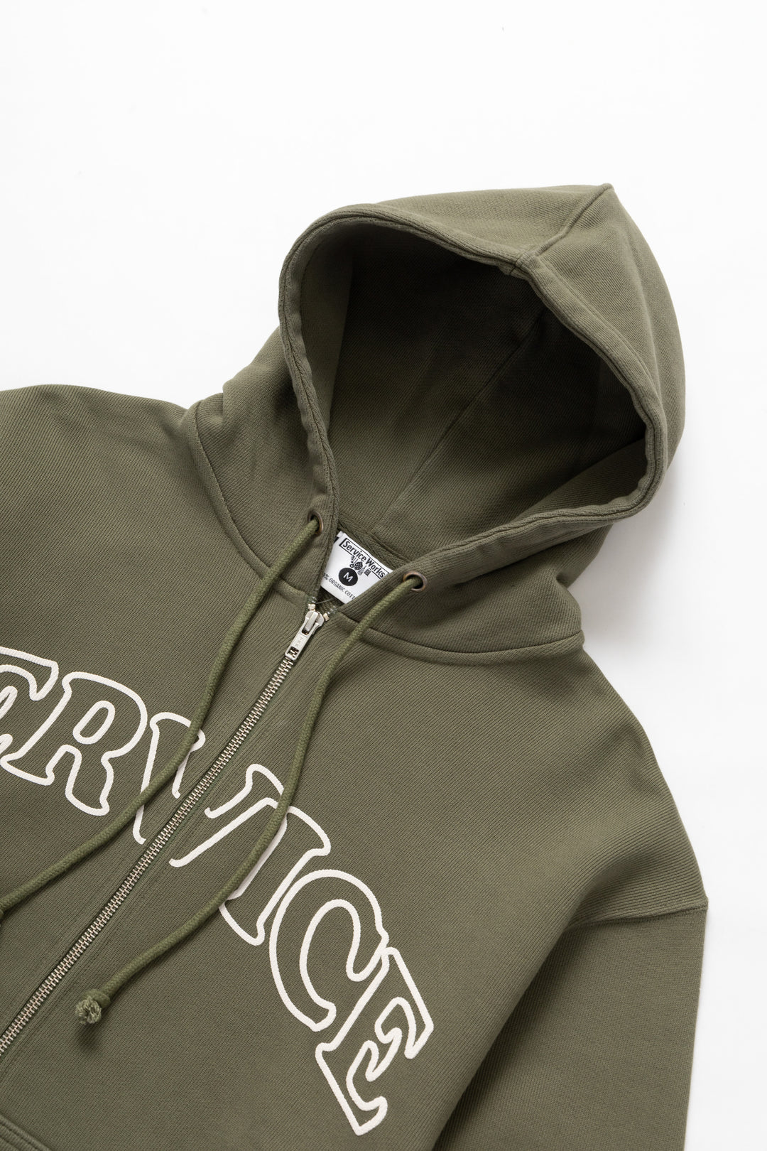 Service Works - Arch Logo Zip Hoodie - Olive