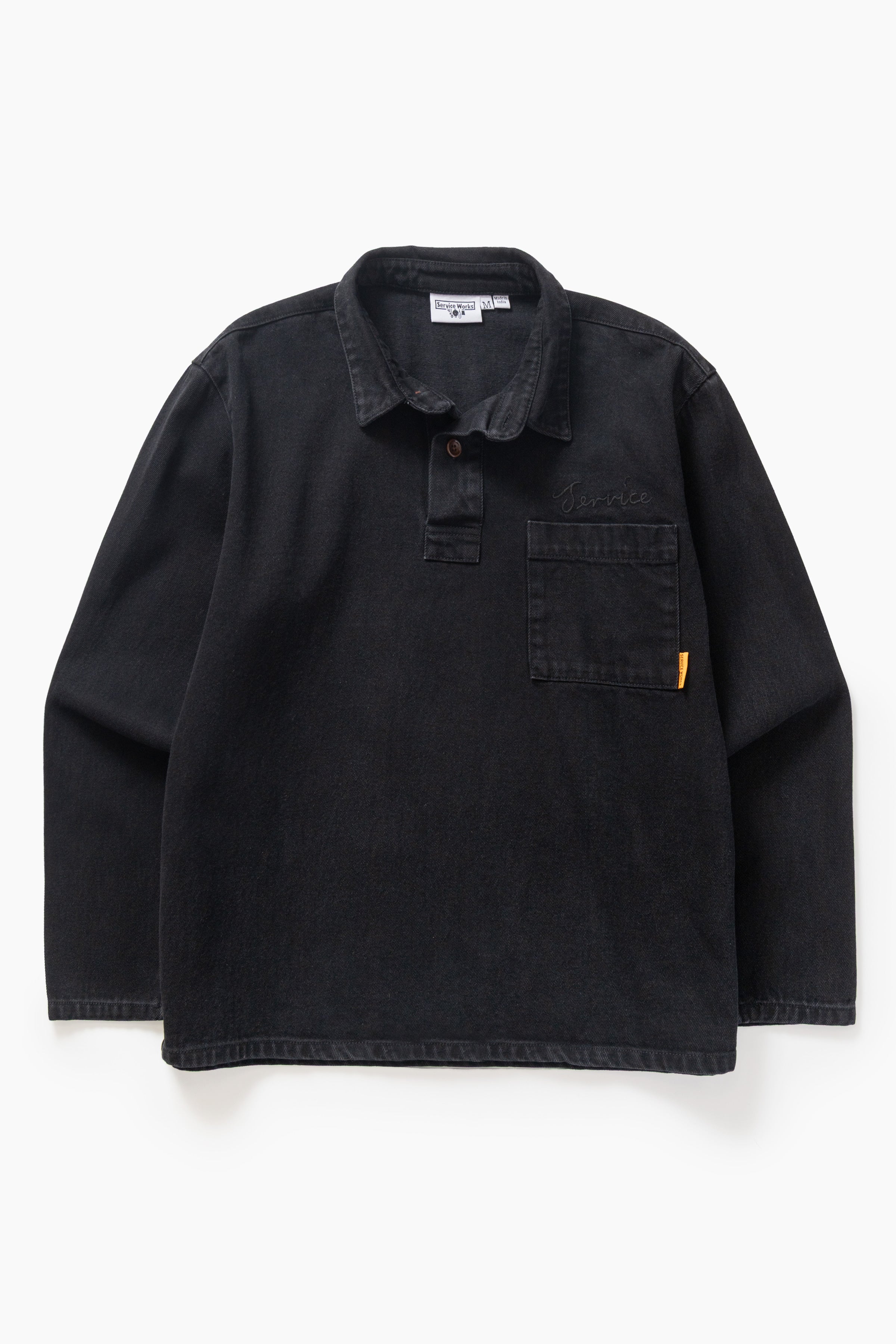 Service Works - Denim Script Popover - Dark Wash – Blacksmith Store