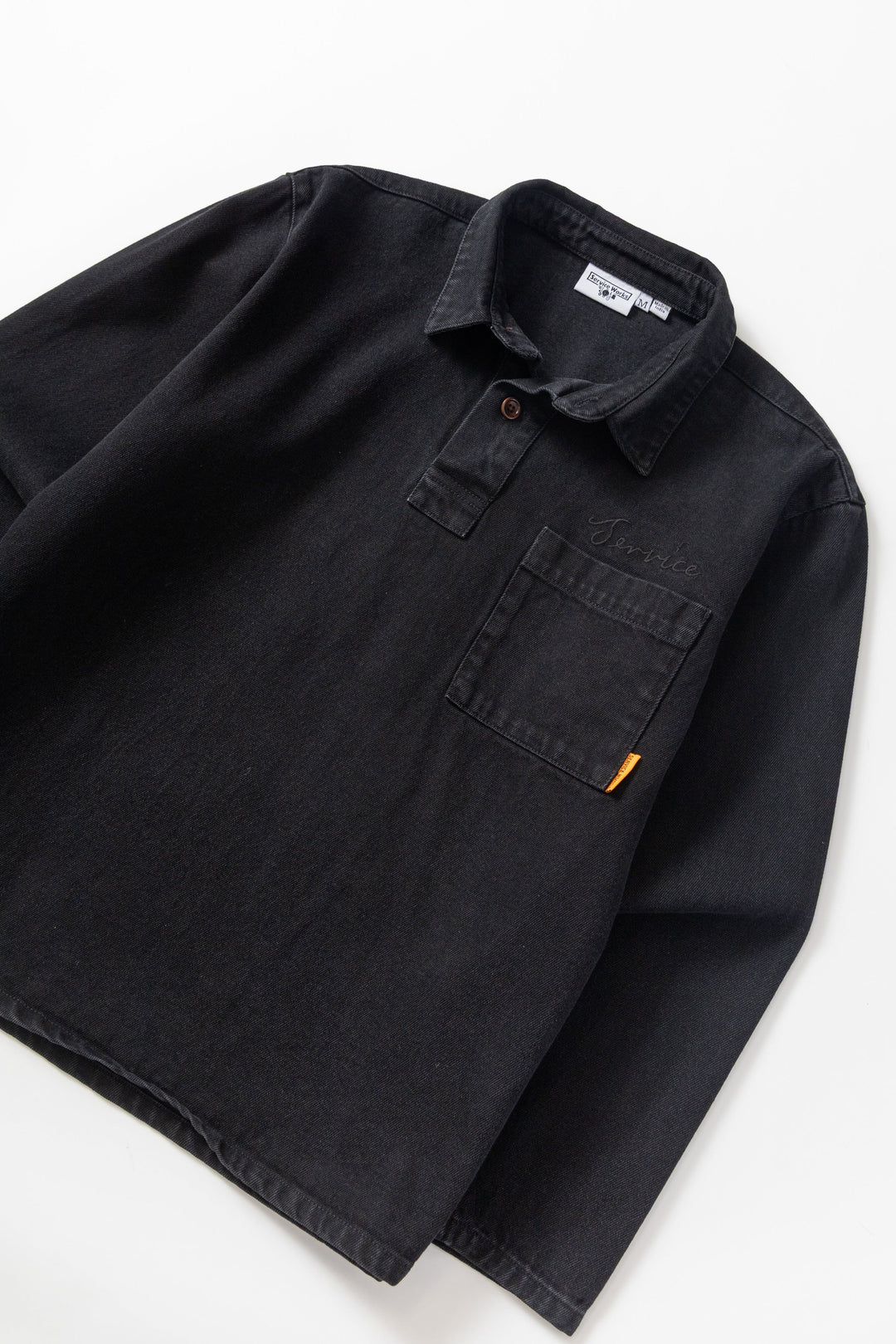 Service Works - Denim Script Popover - Dark Wash