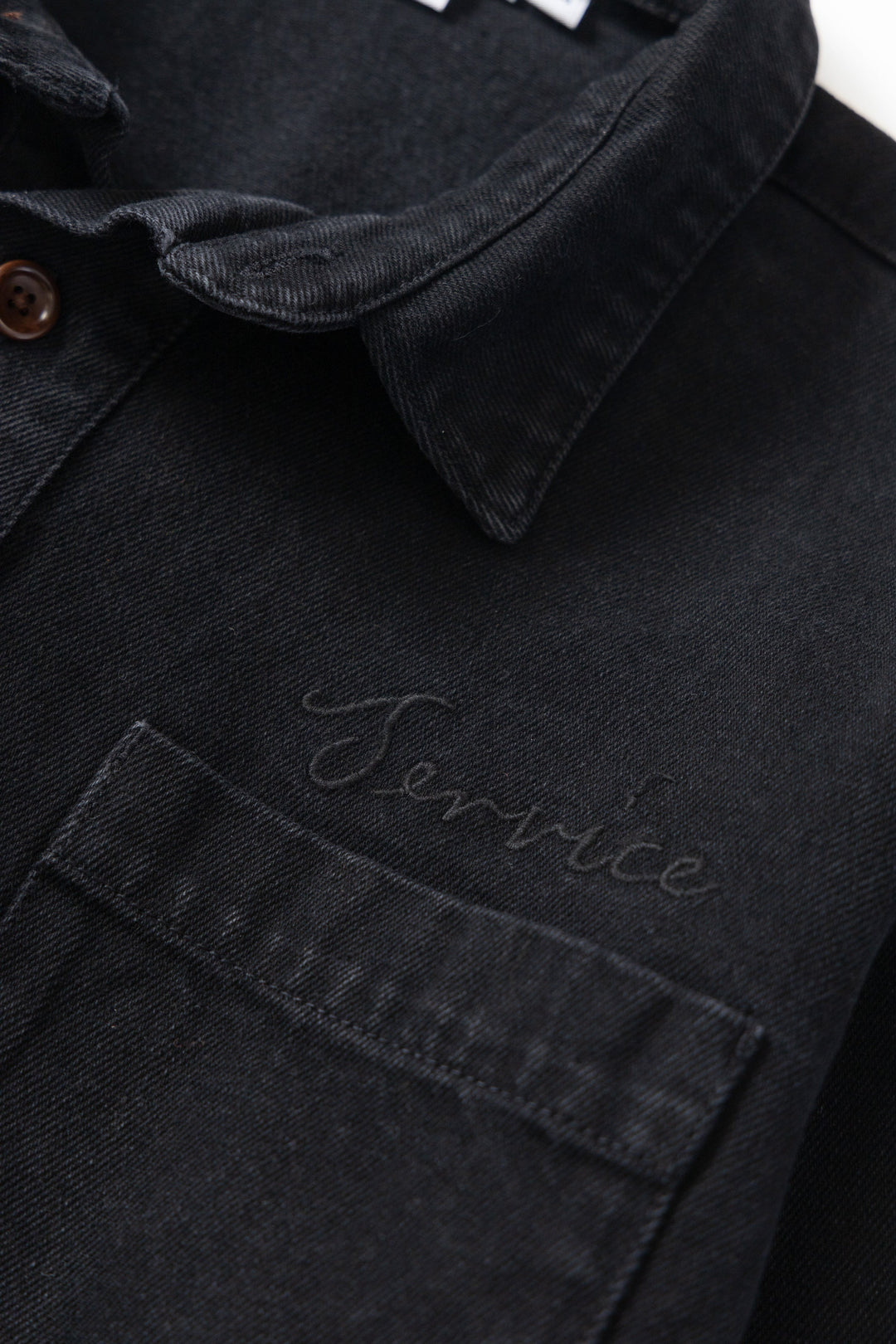 Service Works - Denim Script Popover - Dark Wash