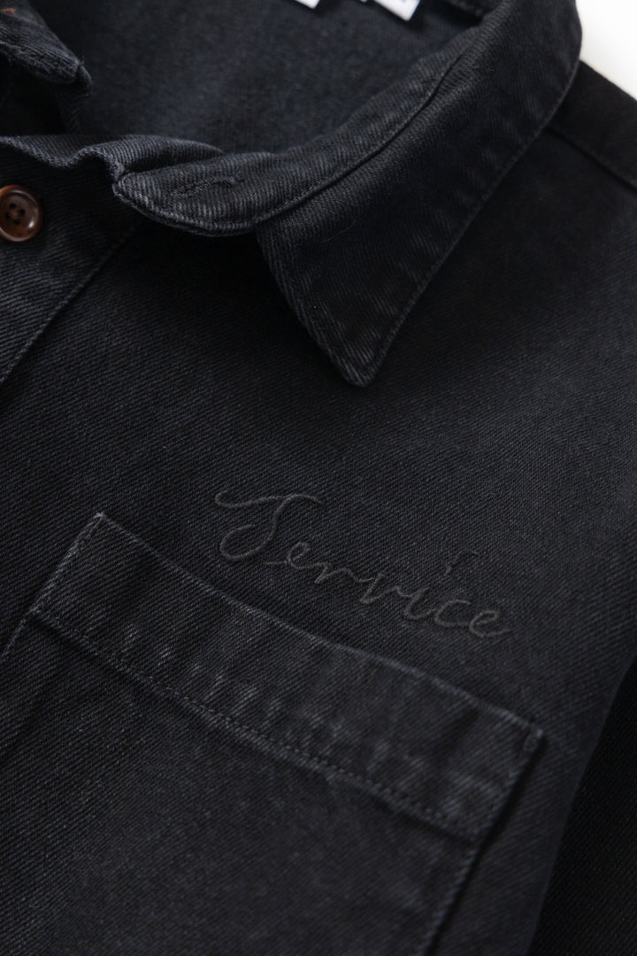 Service Works - Denim Script Popover - Dark Wash