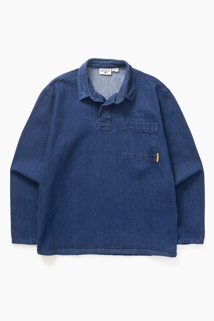 Service Works - Denim Script Popover - One Wash