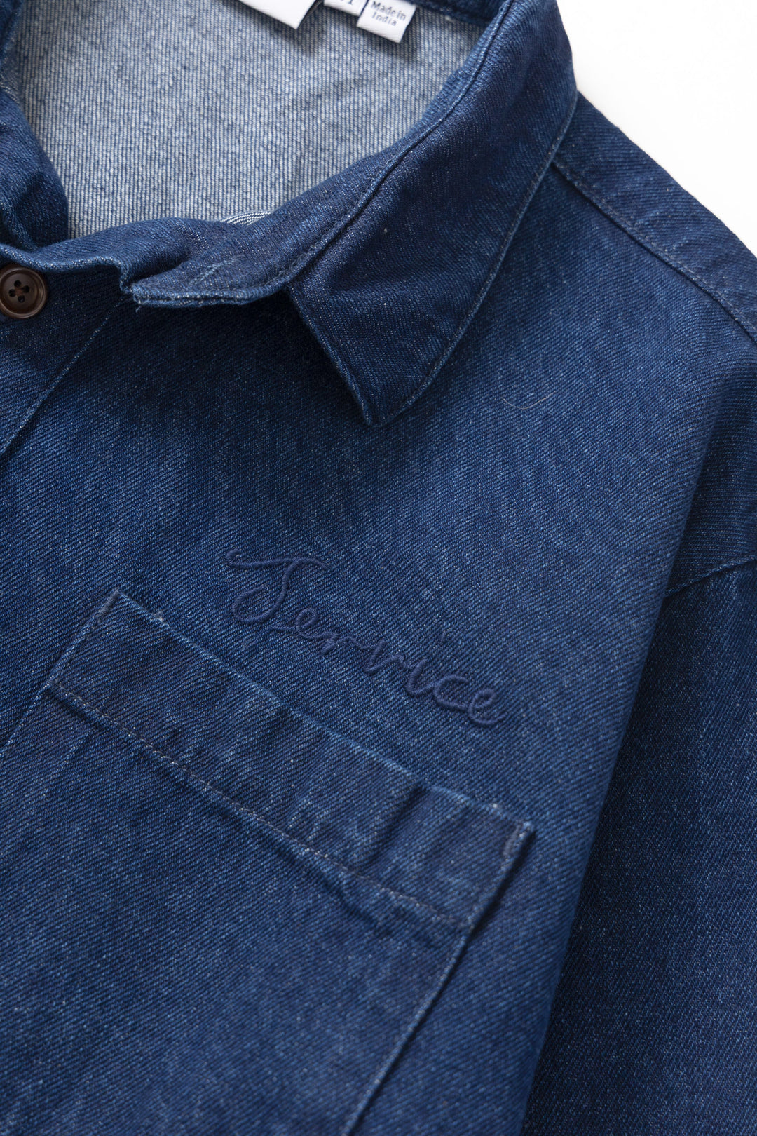 Service Works - Denim Script Popover - One Wash