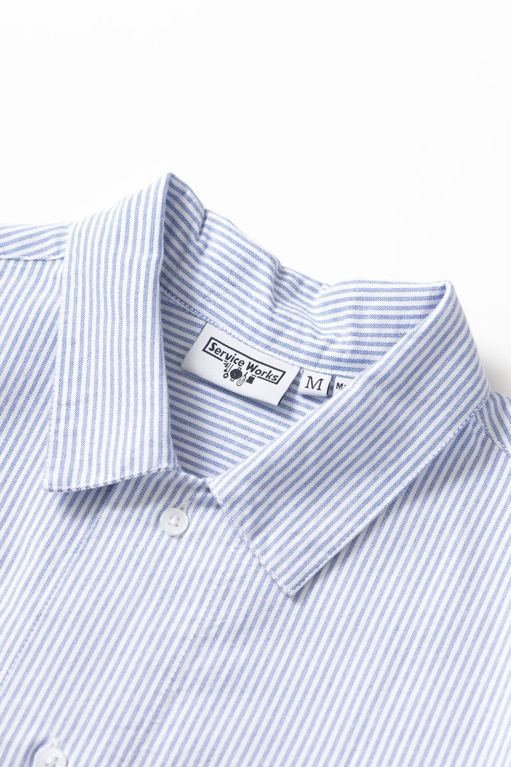 Service Works - Waiter Shirt - Oxford Blue Stripe