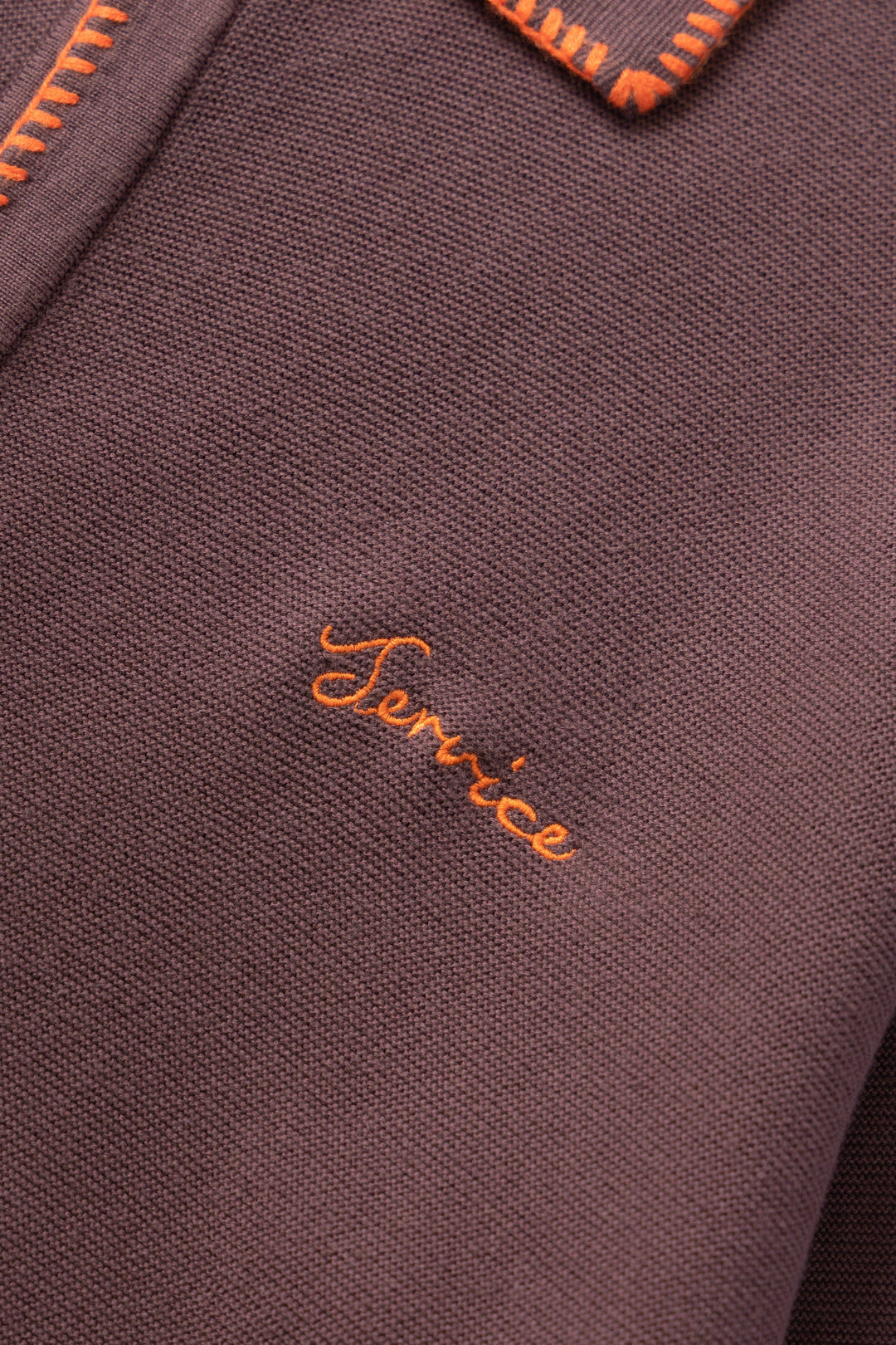 Service Works - Blanket Stitch Cardigan - Brown