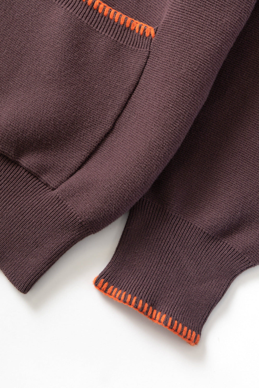 Service Works - Blanket Stitch Cardigan - Brown