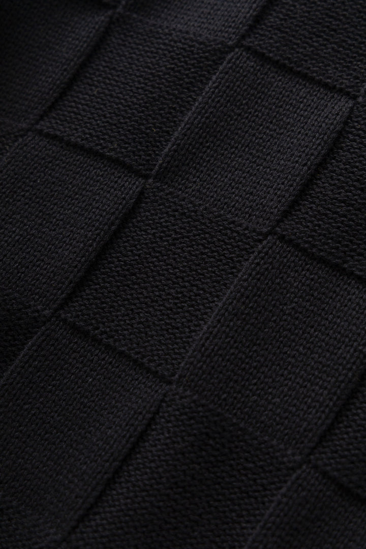 Service Works - Check Knit Crewneck - Black