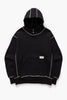 Service Works - Contrast Stitch Hoodie - Black