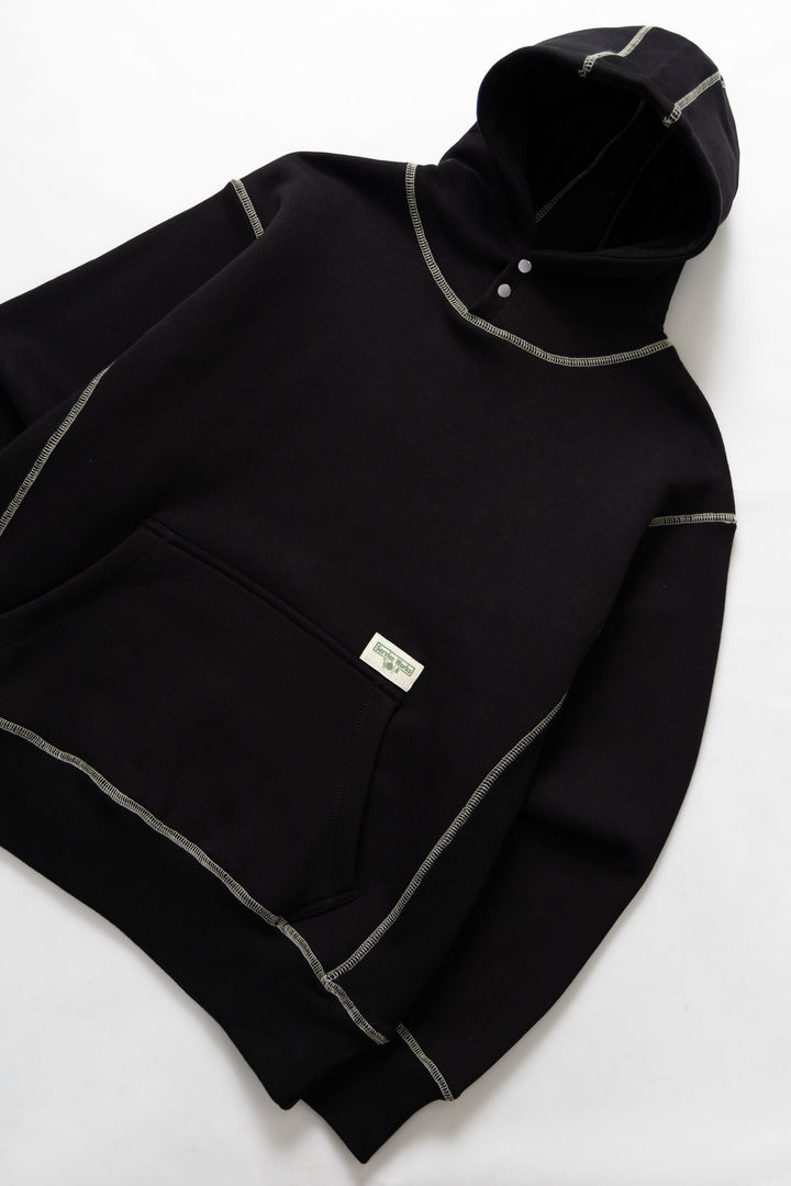 Service Works - Contrast Stitch Hoodie - Black