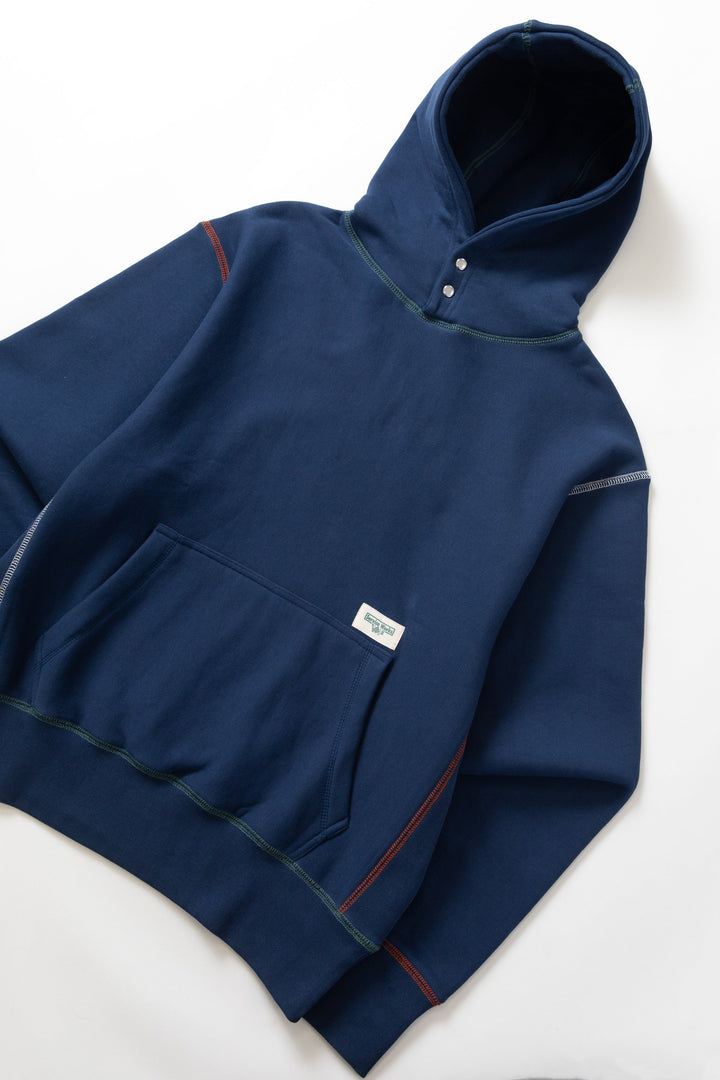 Service Works - Contrast Stitch Hoodie - Navy