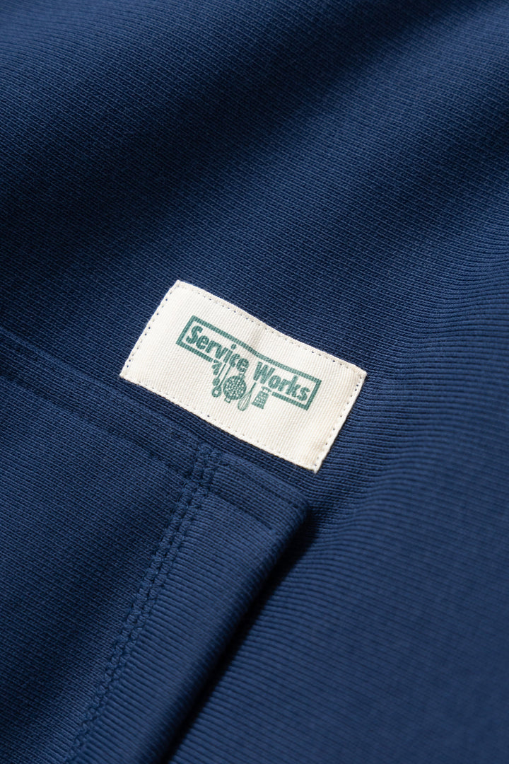 Service Works - Contrast Stitch Hoodie - Navy