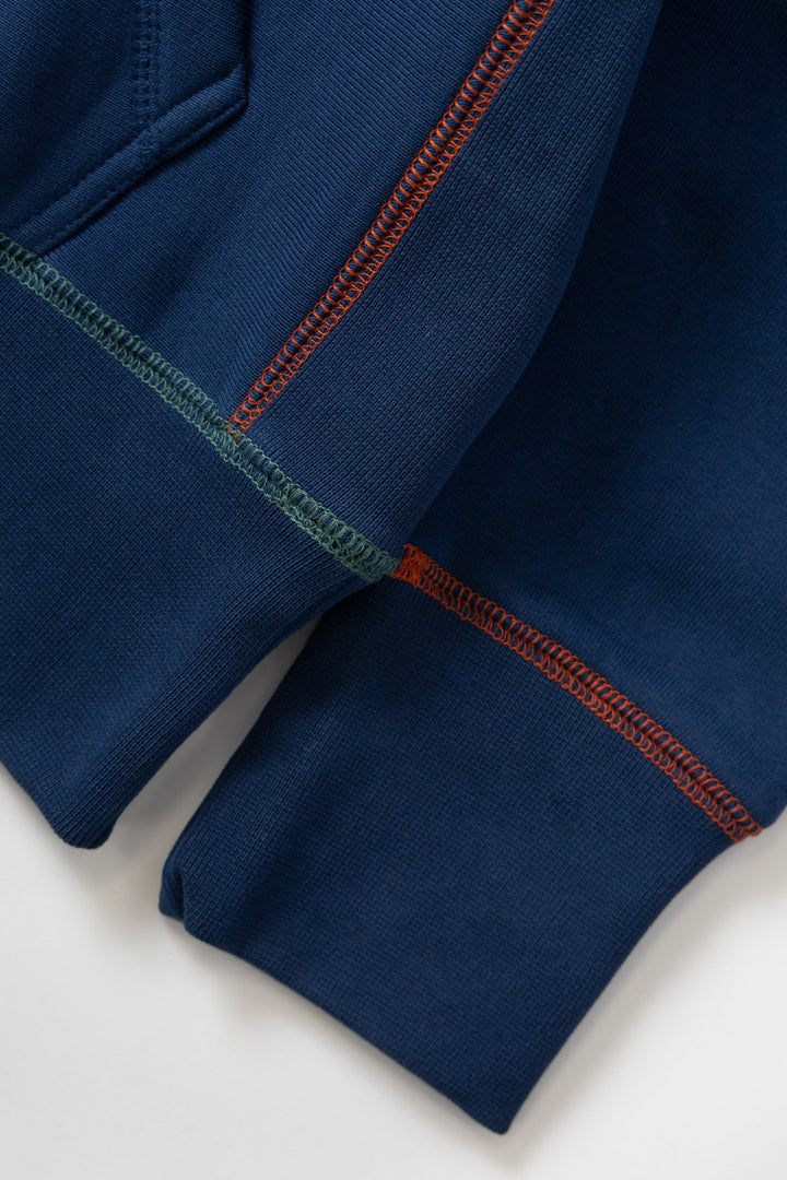 Service Works - Contrast Stitch Hoodie - Navy