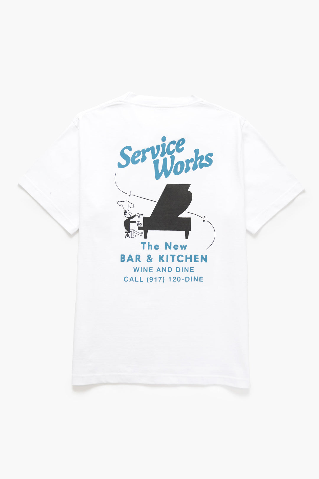 Service Works - Bar & Kitchen Tee - White