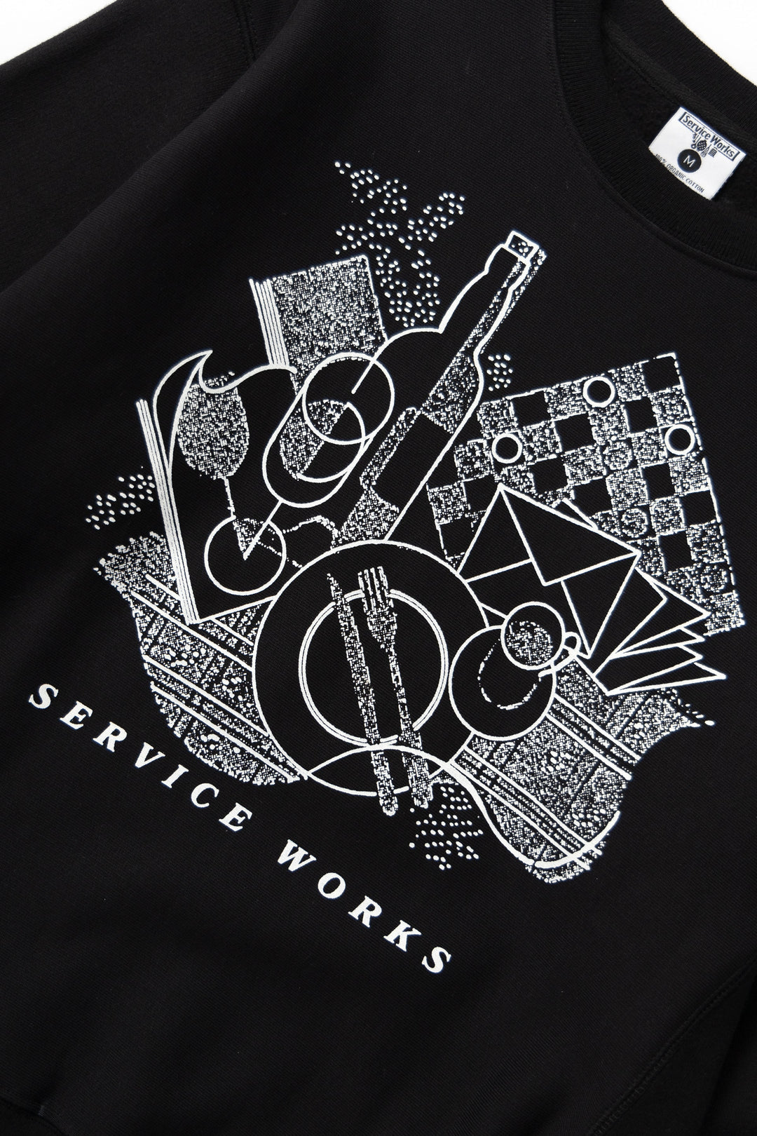 Service Works - Frequent Flyer Crewneck - Black