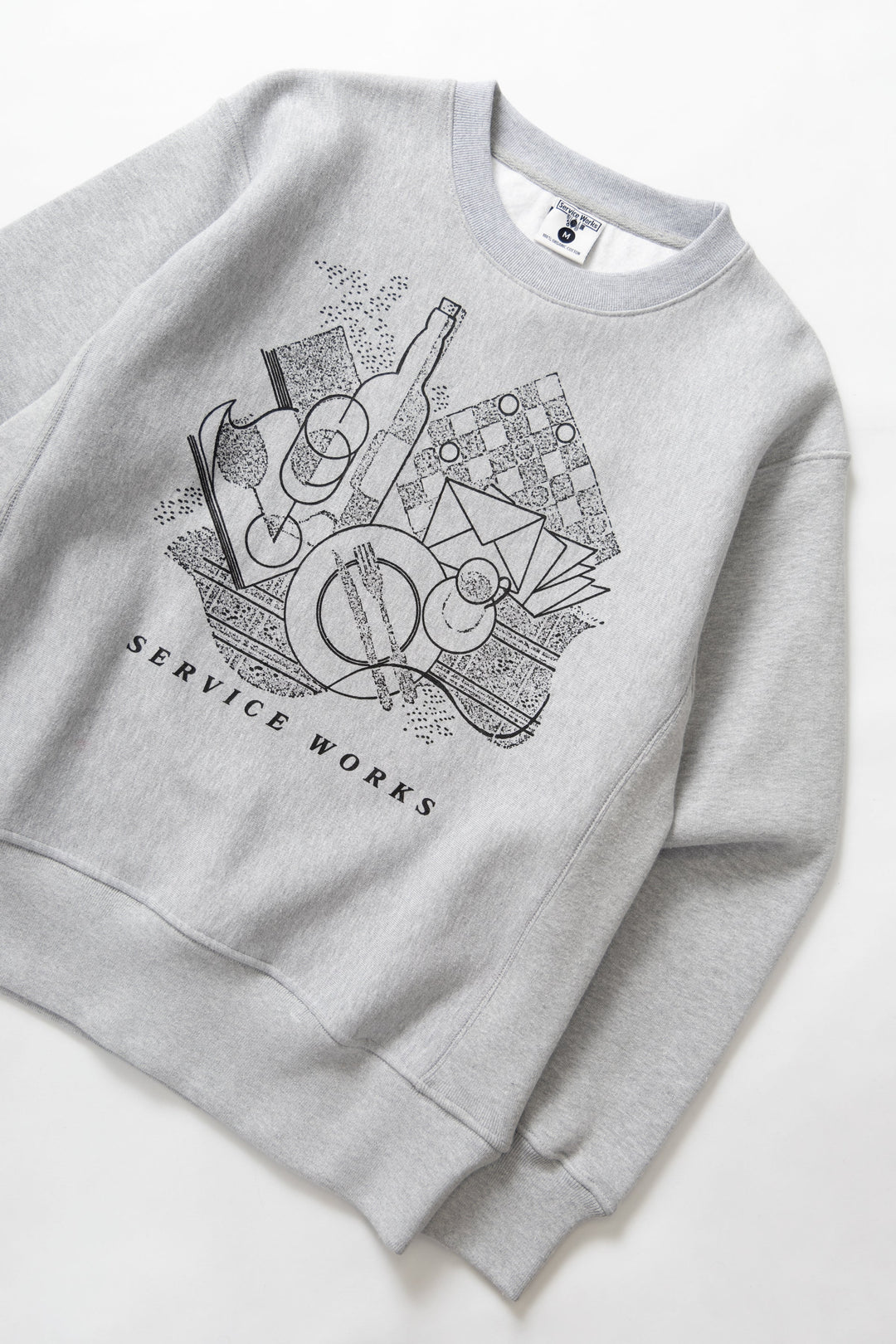 Service Works - Frequent Flyer Crewneck - Heather Grey
