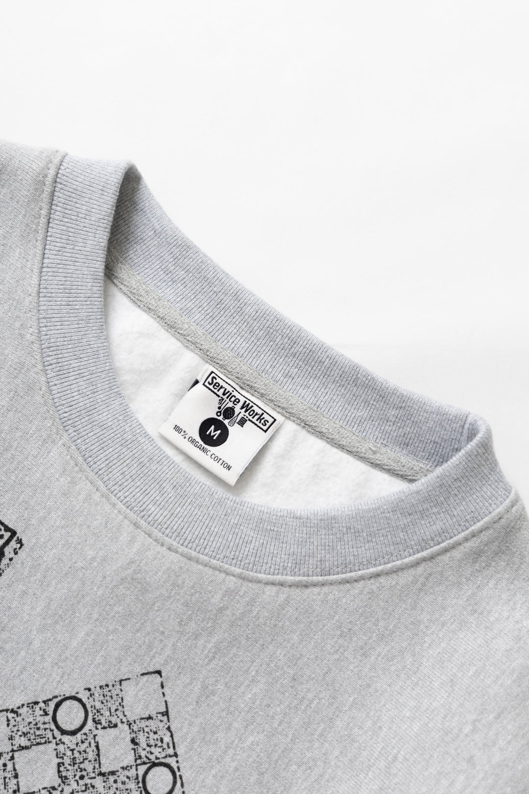 Service Works - Frequent Flyer Crewneck - Heather Grey