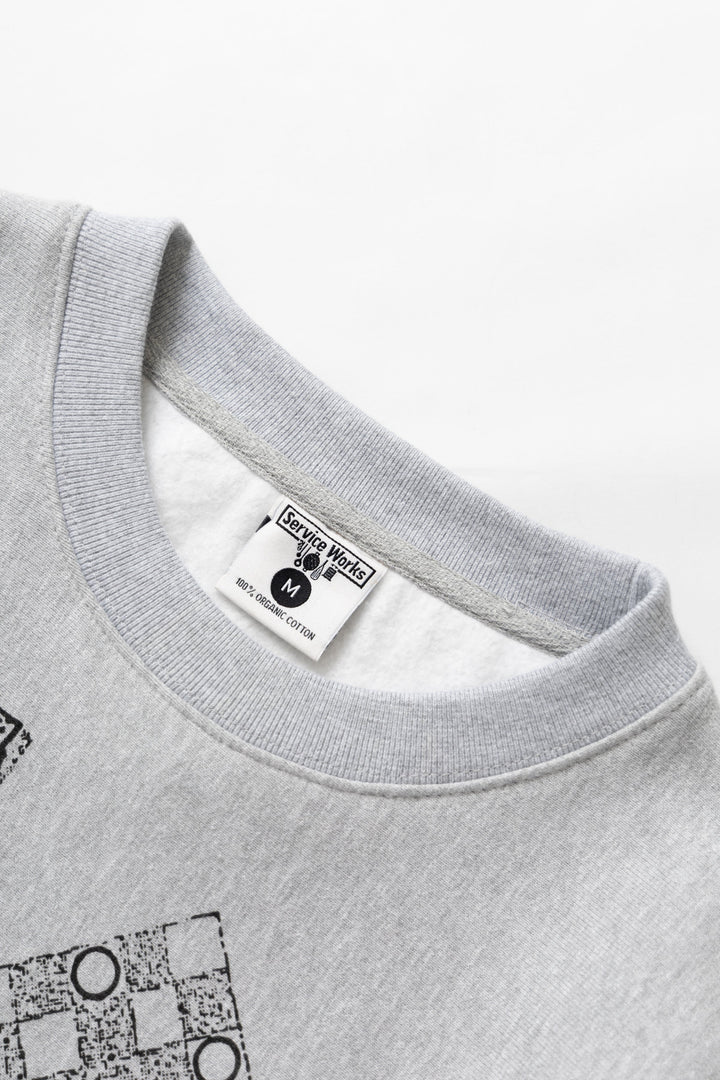 Service Works - Frequent Flyer Crewneck - Heather Grey
