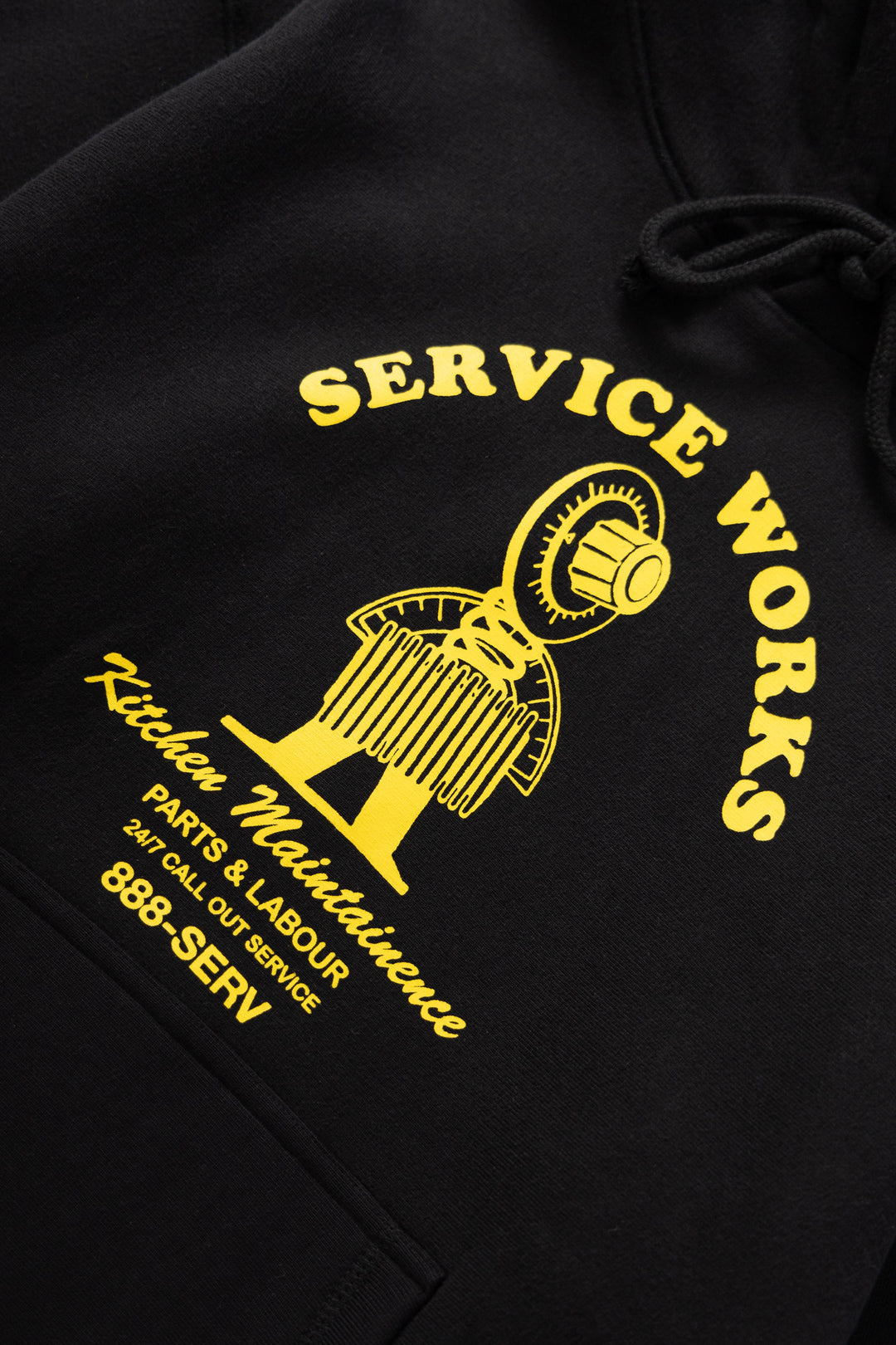 Service Works - Maintenance Hoodie - Black