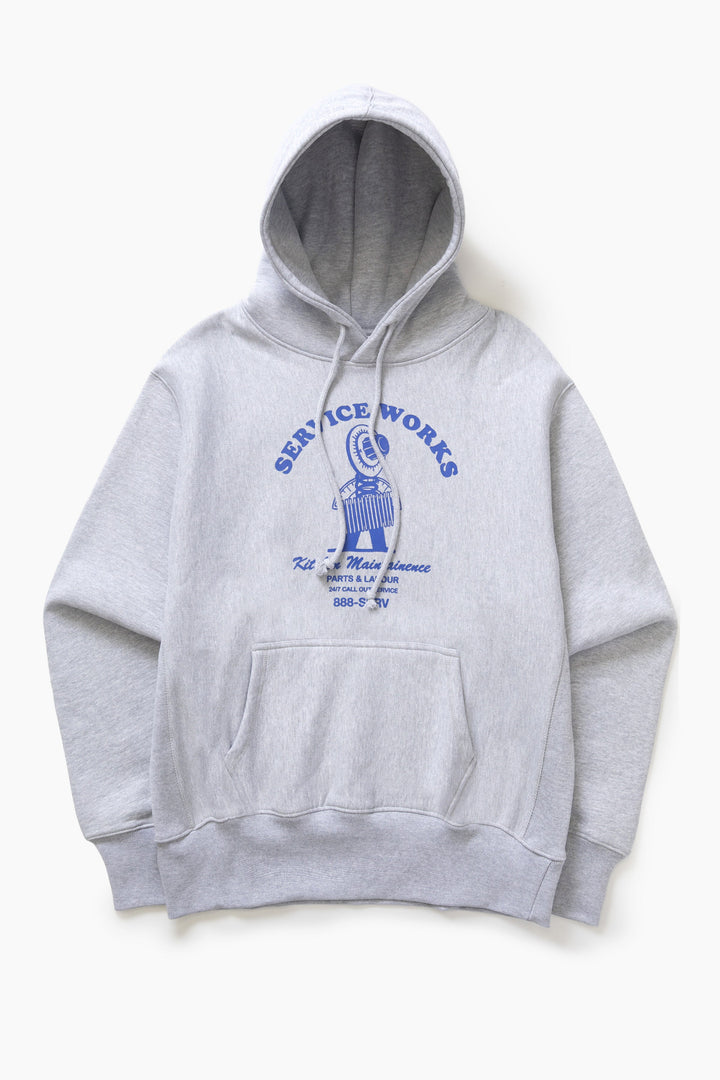 Service Works - Maintenance Hoodie - Heather Grey