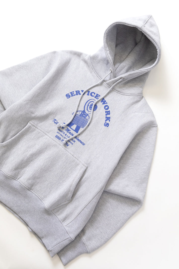 Service Works - Maintenance Hoodie - Heather Grey