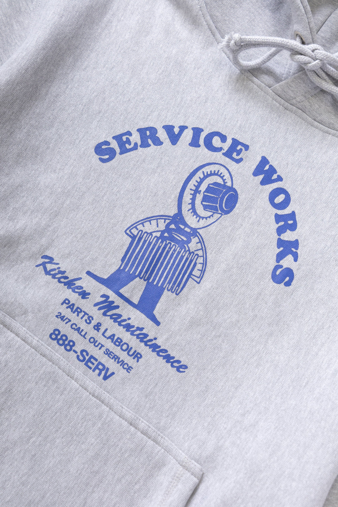 Service Works - Maintenance Hoodie - Heather Grey
