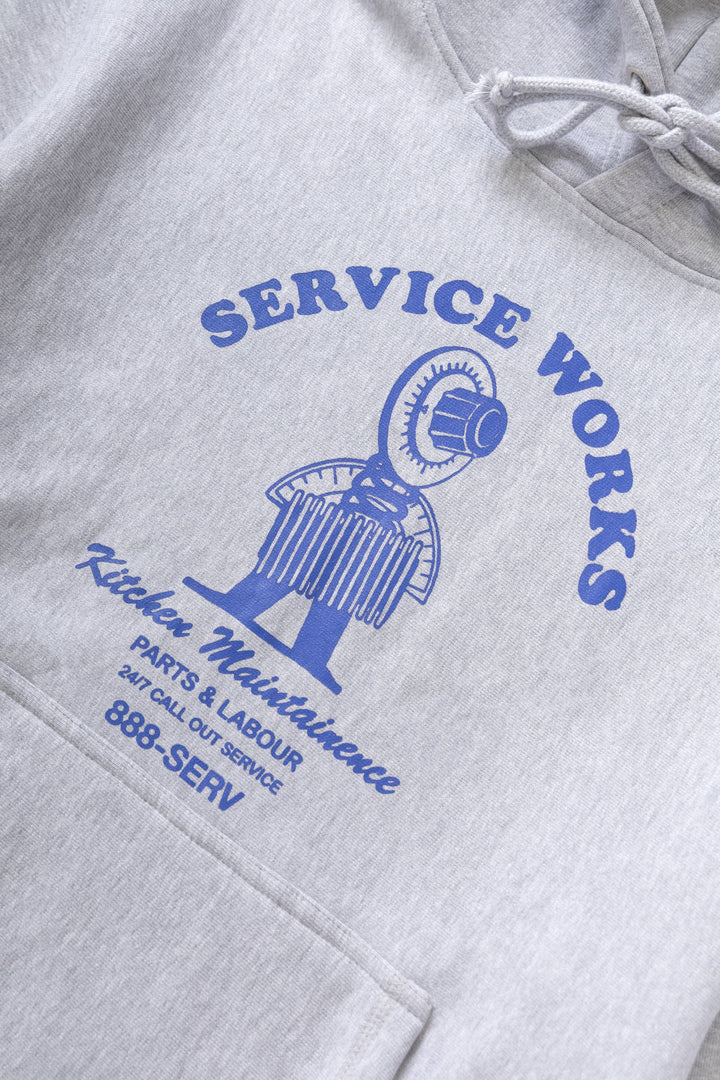 Service Works - Maintenance Hoodie - Heather Grey