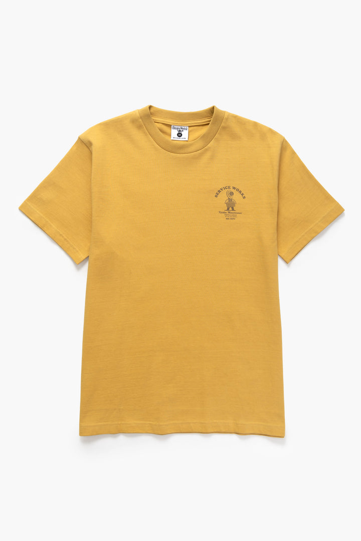 Service Works - Maintenance Tee - Mustard