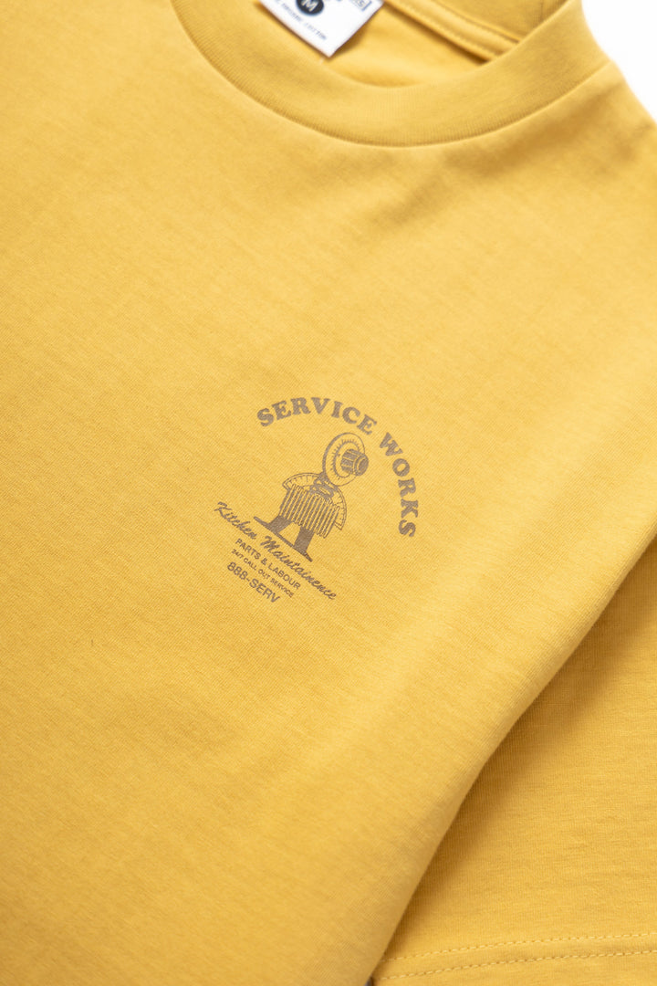 Service Works - Maintenance Tee - Mustard