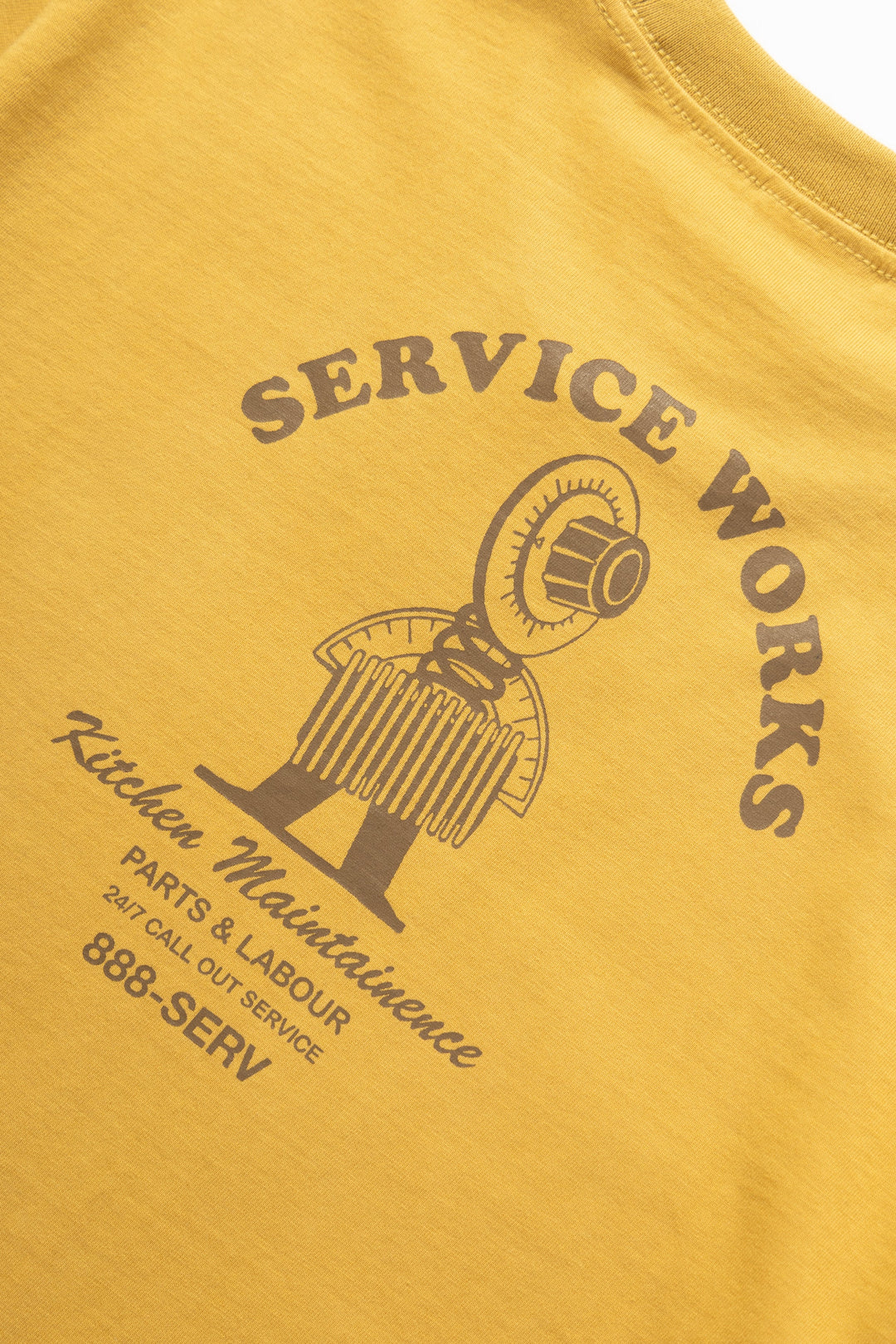Service Works - Maintenance Tee - Mustard