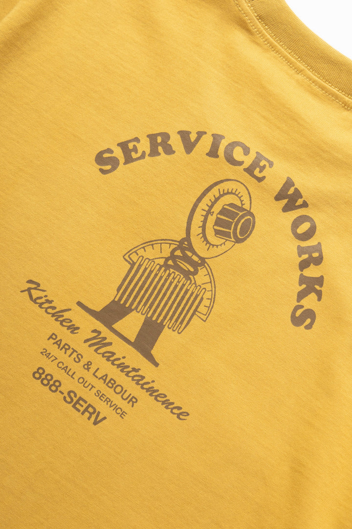 Service Works - Maintenance Tee - Mustard