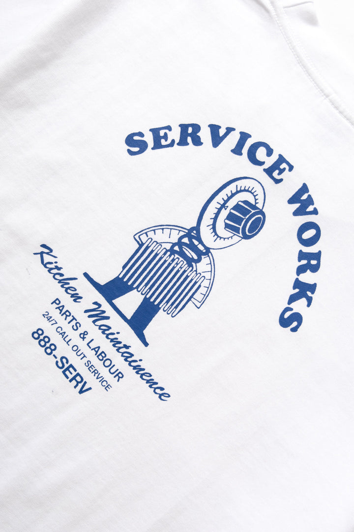 Service Works - Maintenance Tee - White