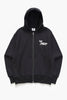 Service Works - Martini Zipper Hoodie - Black