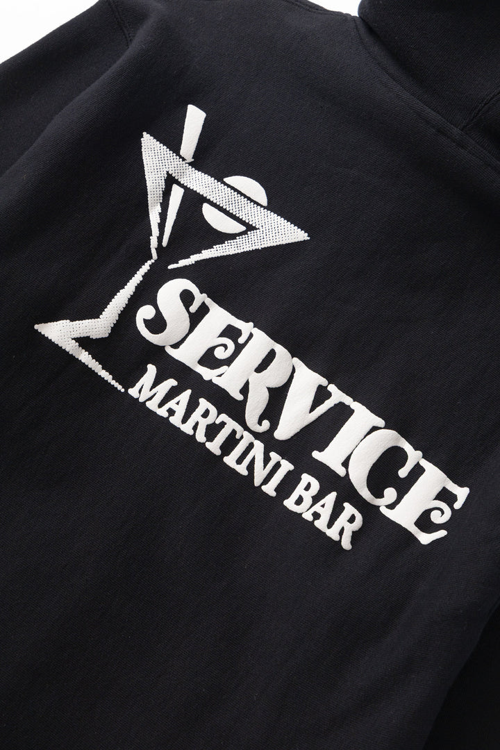 Service Works - Martini Zipper Hoodie - Black