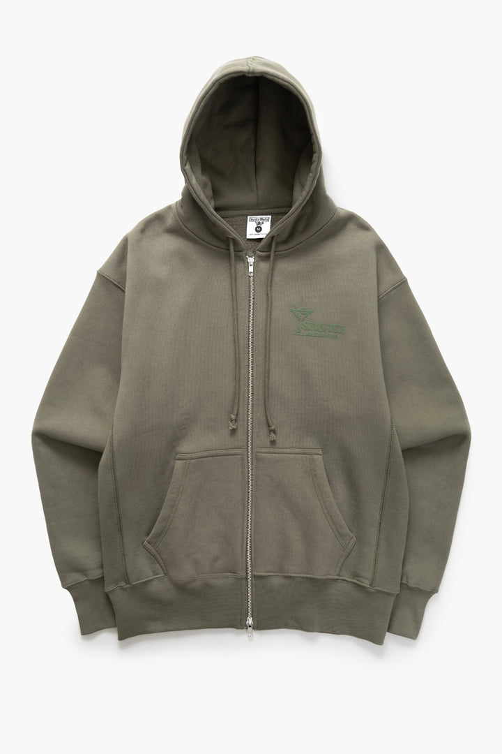 Service Works - Martini Zipper Hoodie - Olive