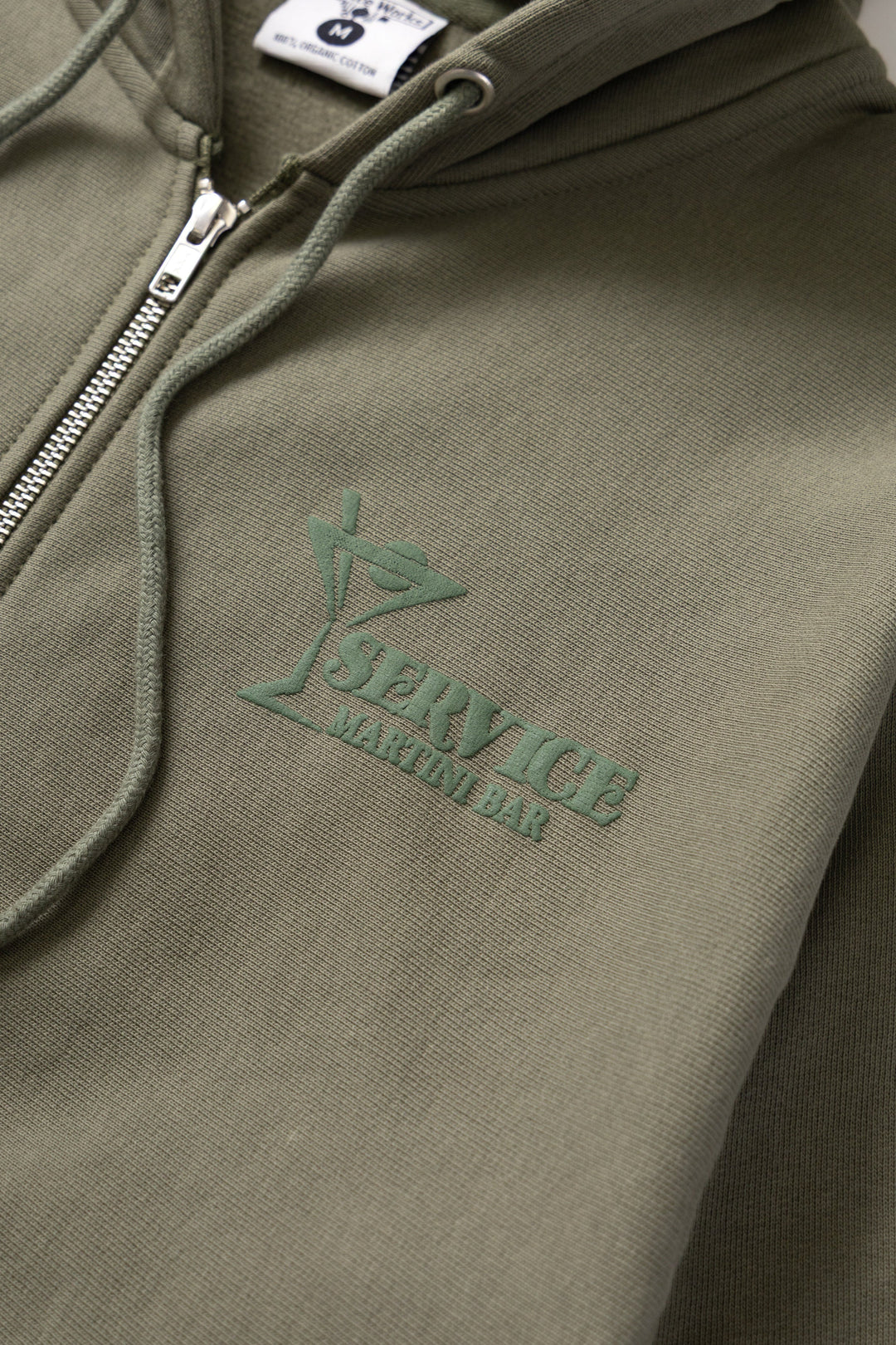 Service Works - Martini Zipper Hoodie - Olive