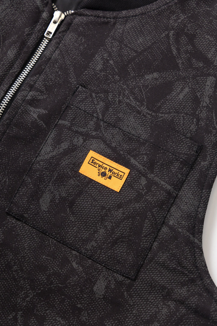 Service Works - Xerox Camo Padded Work Vest - Mono