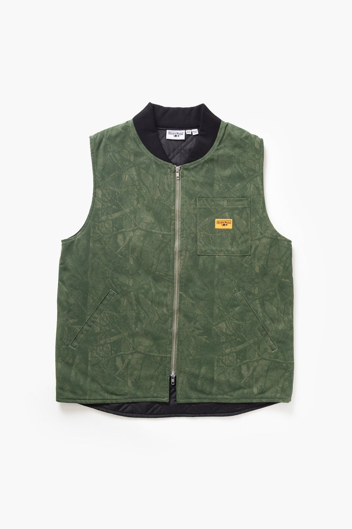 Service Works - Xerox Camo Padded Work Vest - Olive