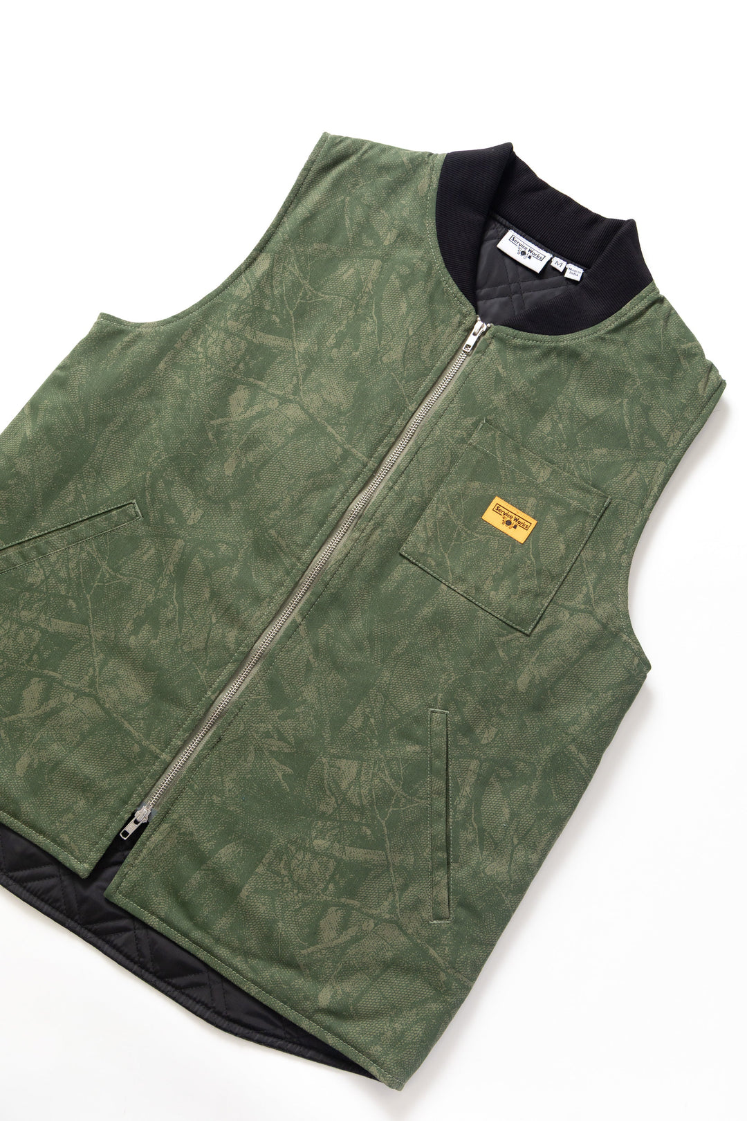 Service Works - Xerox Camo Padded Work Vest - Olive