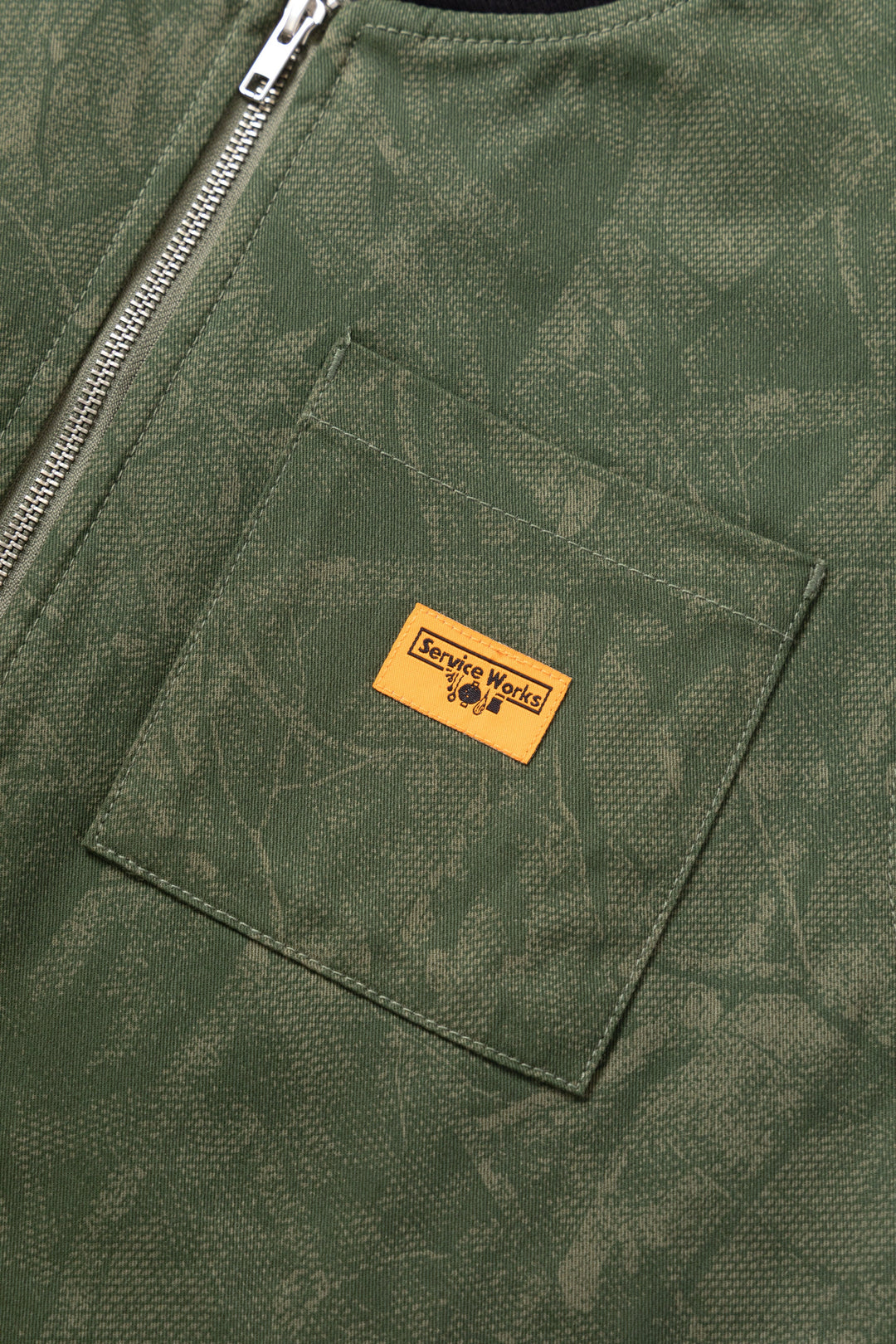 Service Works - Xerox Camo Padded Work Vest - Olive
