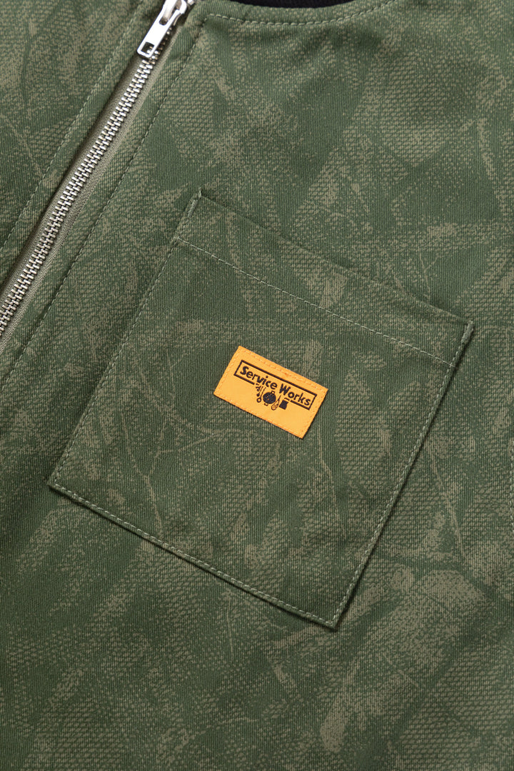 Service Works - Xerox Camo Padded Work Vest - Olive