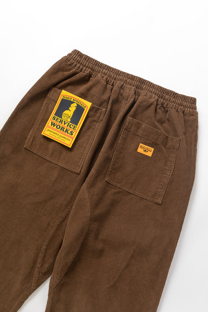 Service Works - Corduroy Chef Pants - Bark