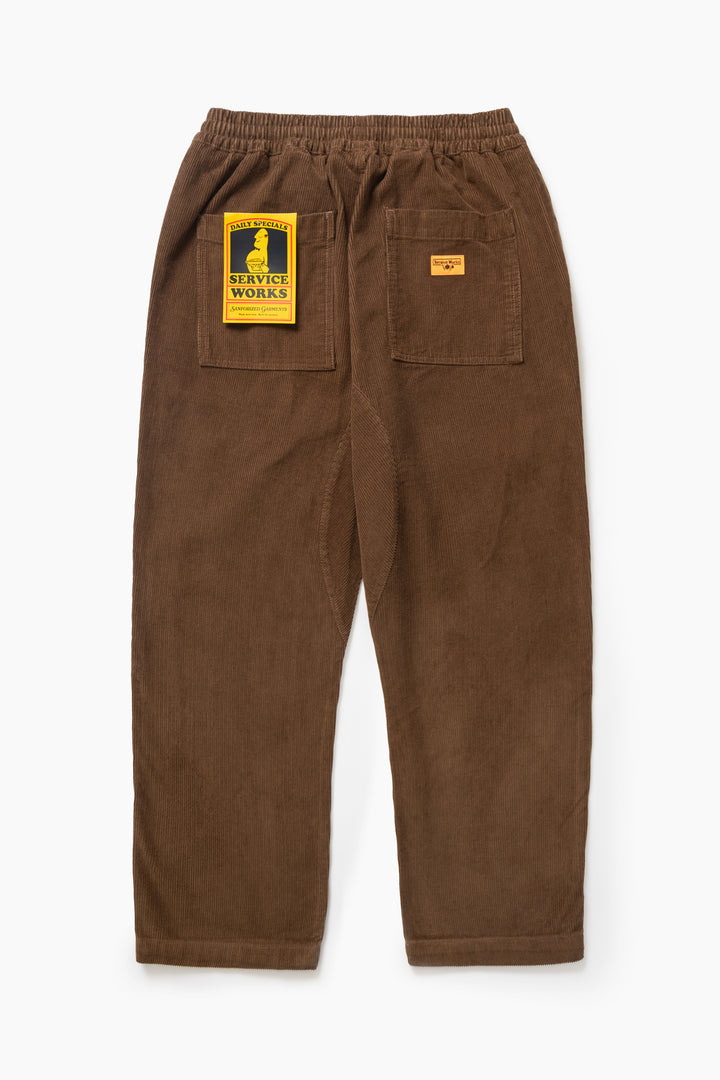 Service Works - Corduroy Chef Pants - Bark