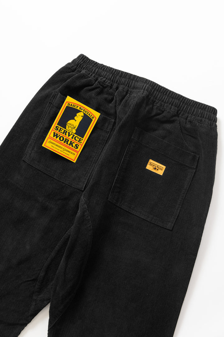 Service Works - Corduroy Chef Pants - Black