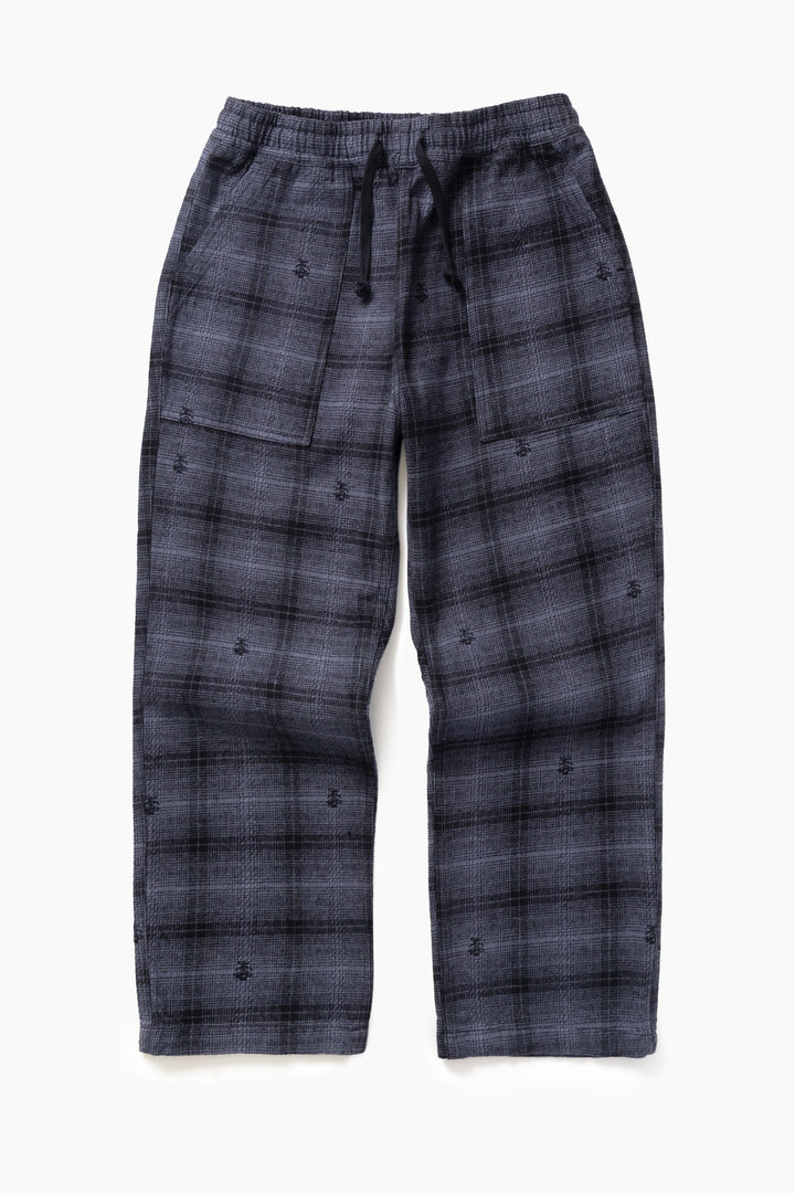Service Works - Thistle Plaid Chef Pants - Black