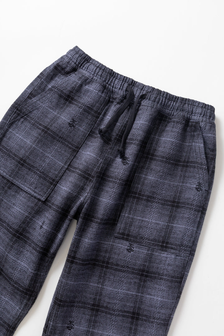 Service Works - Thistle Plaid Chef Pants - Black