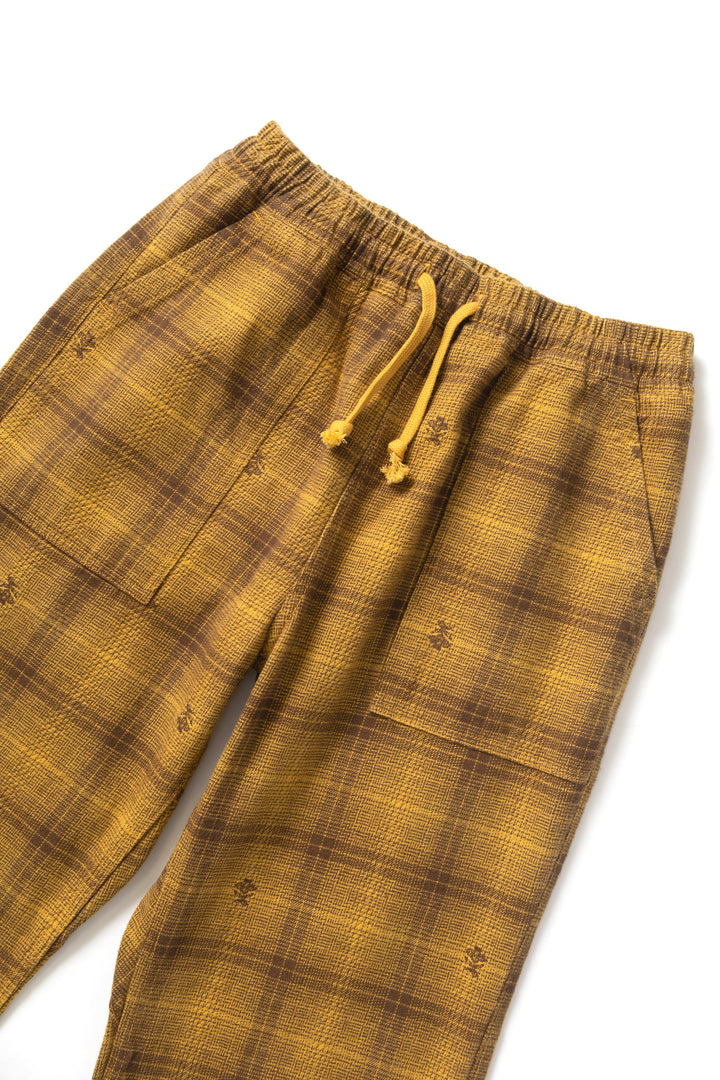 Service Works - Thistle Plaid Chef Pants - Ochre