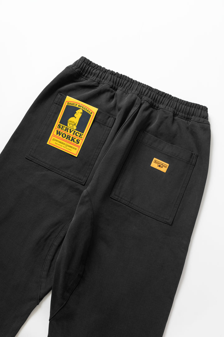 Service Works - Moleskin Chef Pants - Black