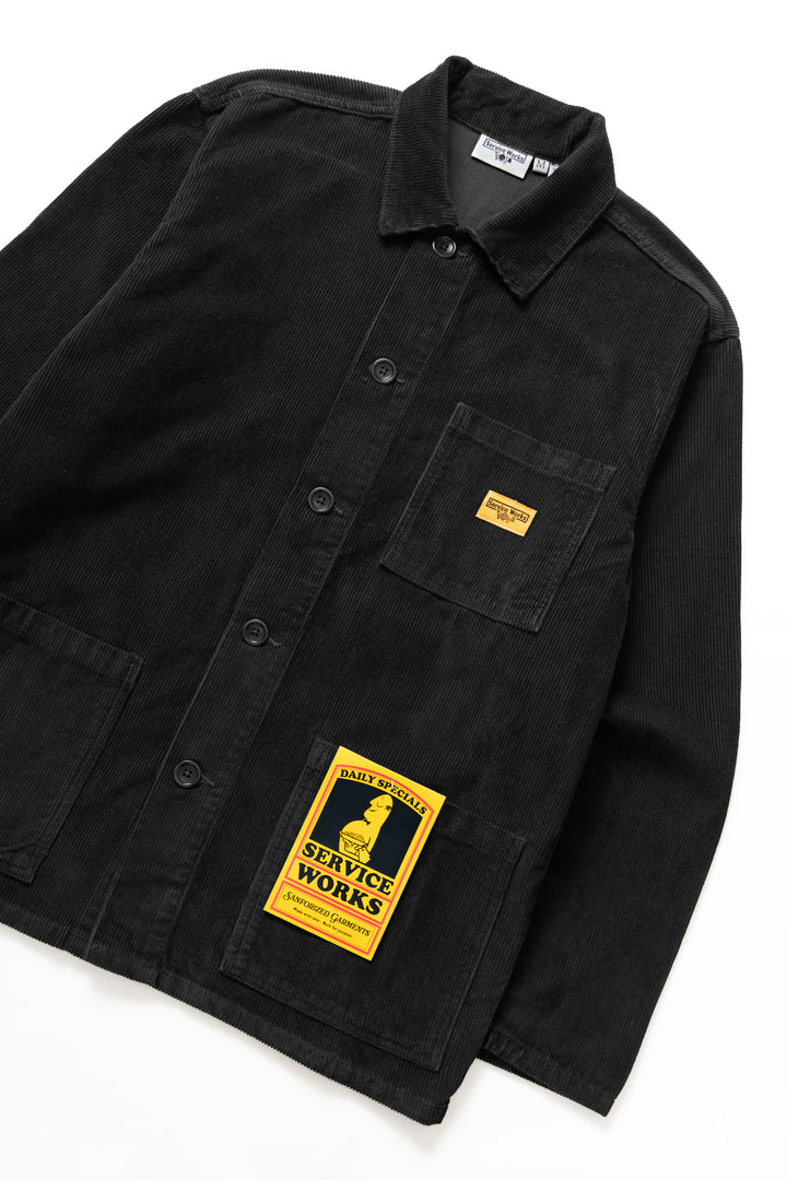 Service Works - Corduroy Chore Shirt - Black