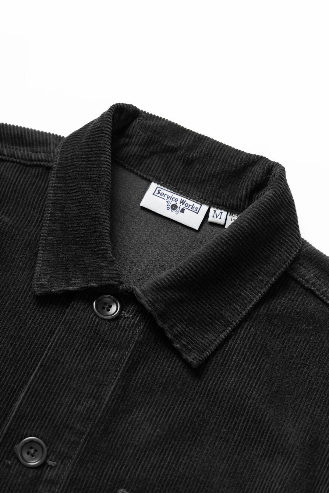 Service Works - Corduroy Chore Shirt - Black
